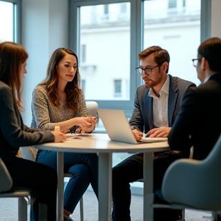 Equipe RH Solutions Paris en réunion
